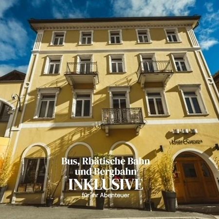 Curuna Hotel-Garni B&B Скуоль Екстер'єр фото