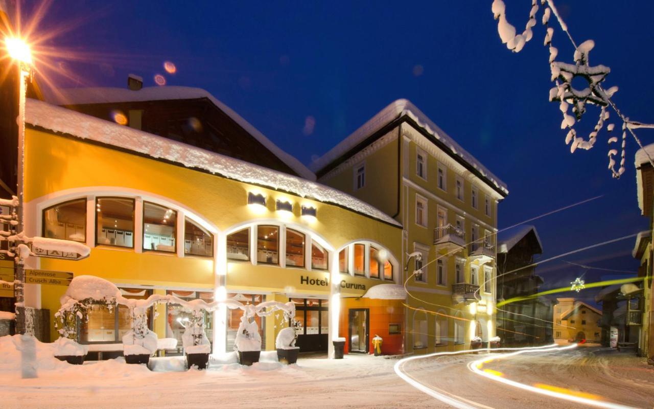 Curuna Hotel-Garni B&B Скуоль Екстер'єр фото