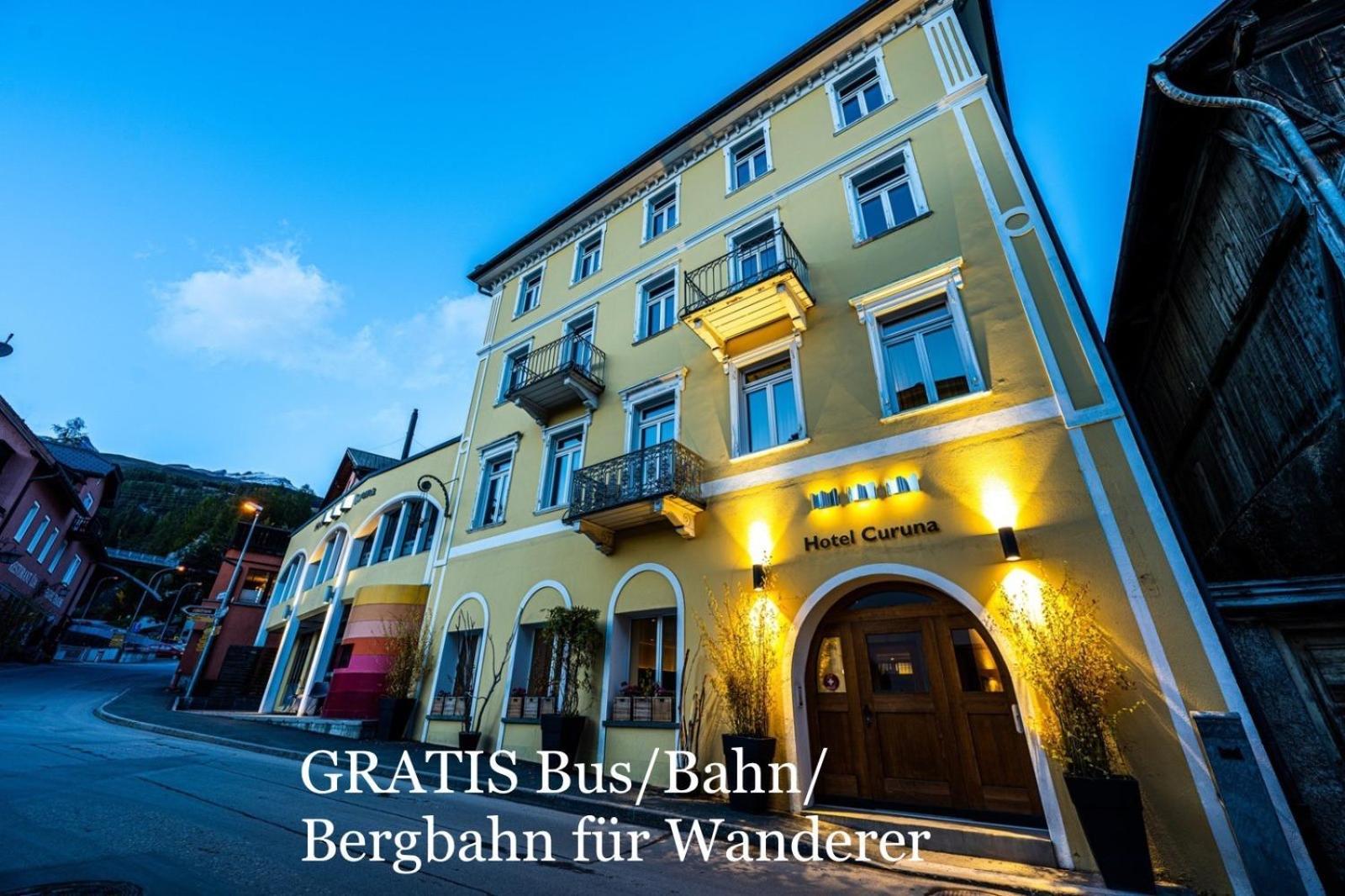 Curuna Hotel-Garni B&B Скуоль Екстер'єр фото